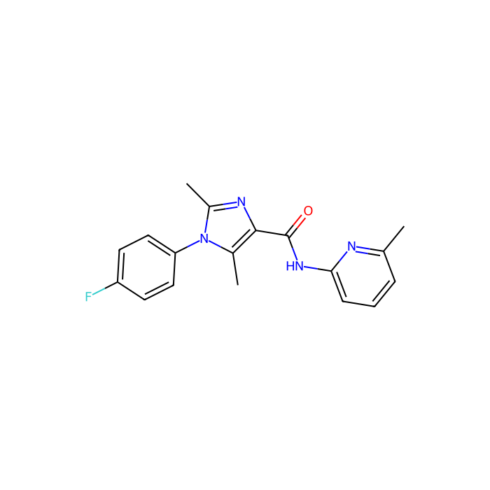1-(4-fluorophenyl)-2,5-dimethyl-N-(6-methylpyridin-2-yl)-1H-imidazole-4-carboxamide, mGlu 5 受体的异构调节剂