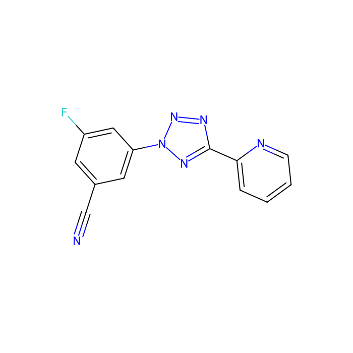 3-fluoro-5-(5-pyridin-2-yltetrazol-2-yl)benzonitrile, mGlu 5 受体的异构调节剂