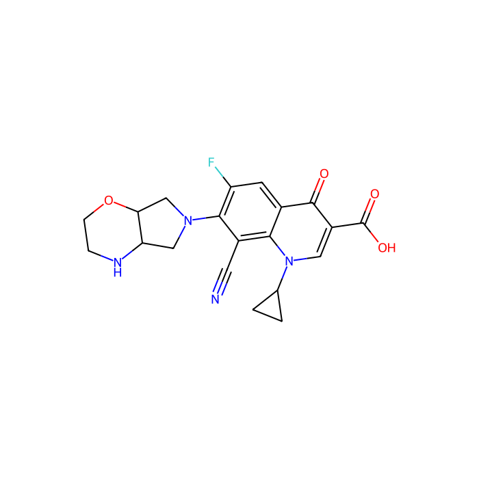 finafloxacin, DNA 回旋酶抑制剂
