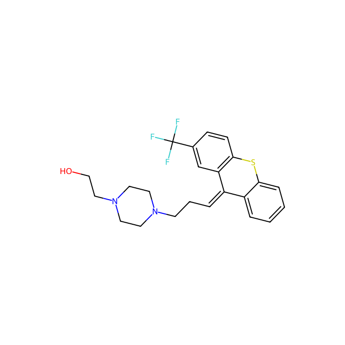 flupentixol, D 1 受体拮抗剂；D 2 受体拮抗剂；D 3 受体拮抗剂；D 5 受体拮抗剂