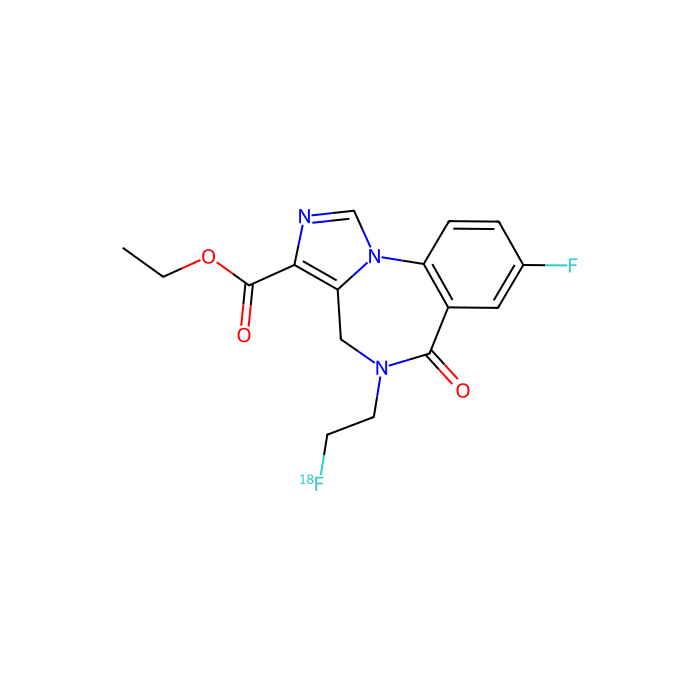 [¹⁸F]fluoroethylflumazenil, GABA A 受体 α1 亚基的变构调节剂;GABA A 受体 α2 亚基的变构调节剂;GABA A 受体 α3 亚基的变构调节剂;GABA A 受体 α4 亚基的变构调节剂;GABA A 受体 α5 亚基的变构调节剂;GABA A 受体 α6 亚基的变构调节剂