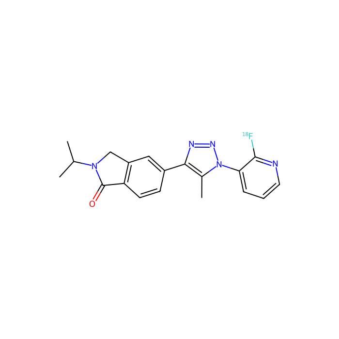 [¹⁸F]FPIT, mGlu 1 受体的异构调节剂