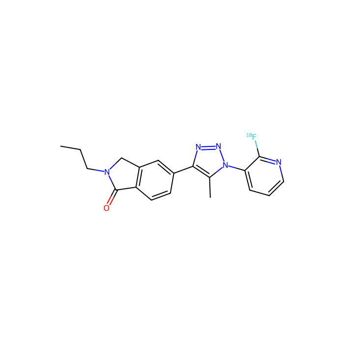 [¹⁸F]MK-1312, mGlu 1 受体的异构调节剂