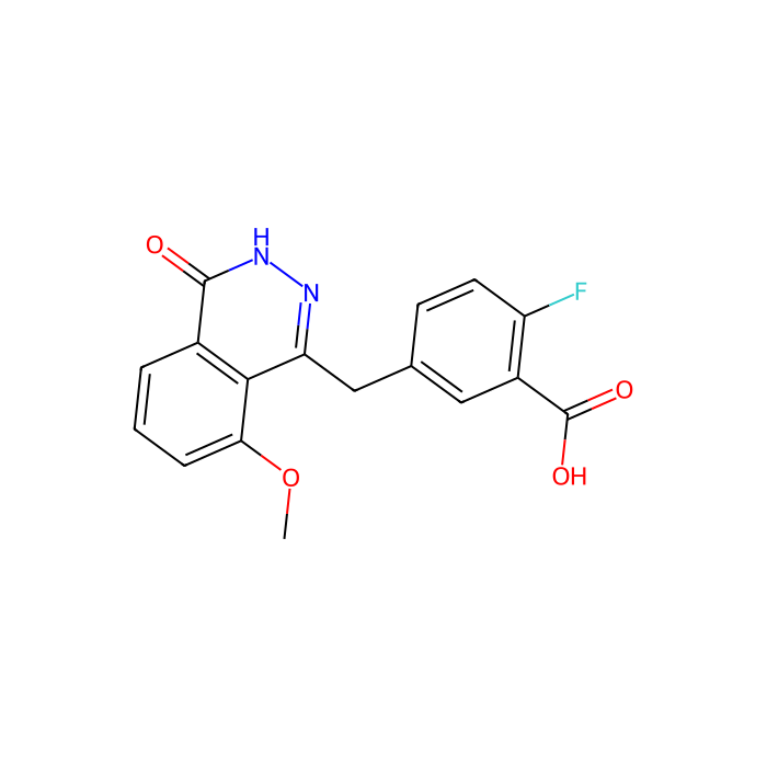 2-Fluoro-5-((8-methoxy-4-oxo-3,4-dihydrophthalazin-1-yl)methyl)benzoic acid