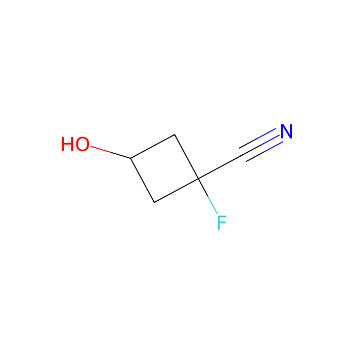 1-fluoro-3-hydroxy-cyclobutanecarbonitrile