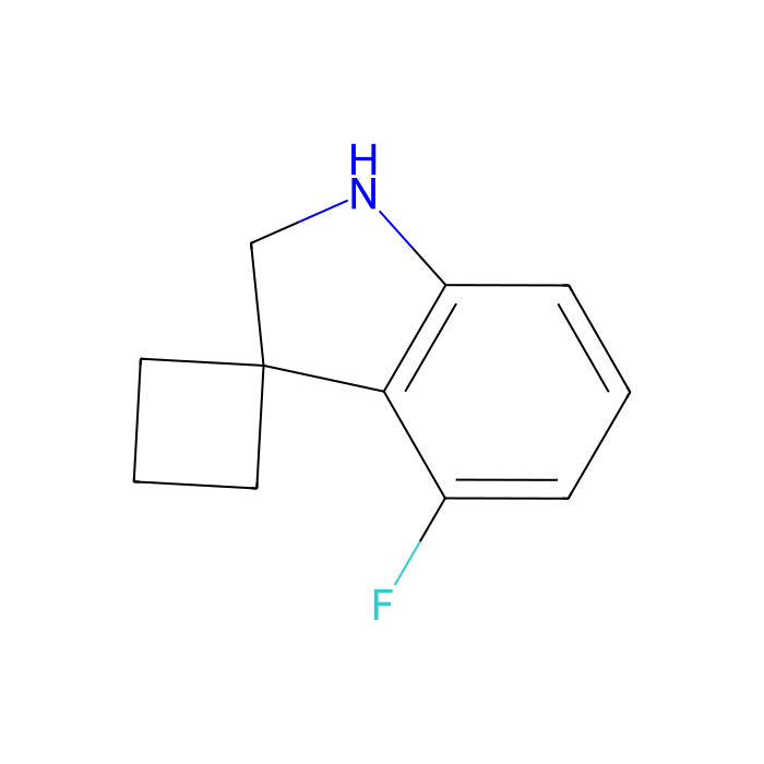 4'-fluoro-1',2'-dihydrospiro[cyclobutane-1,3'-indole]