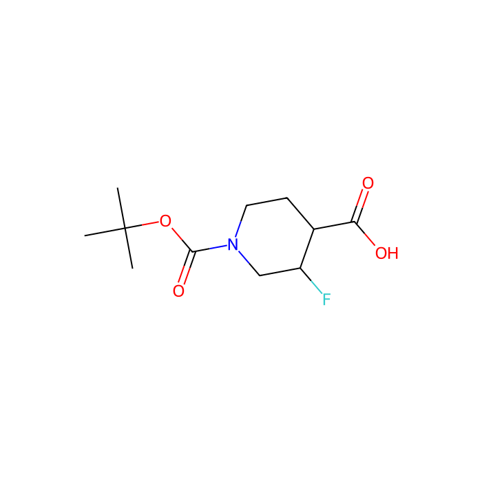 1-[(tert-butoxy)carbonyl]-3-fluoropiperidine-4-carboxylic acid
