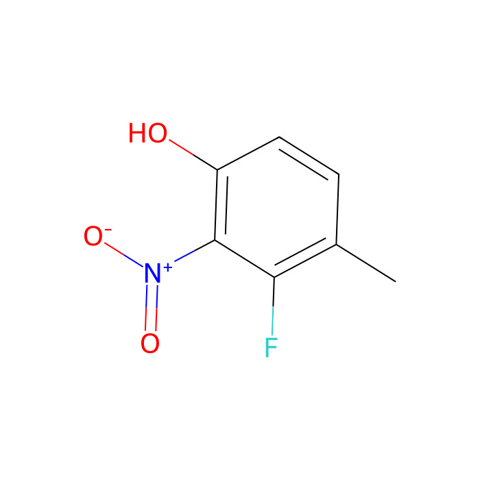3-fluoro-4-methyl-2-nitro-phenol