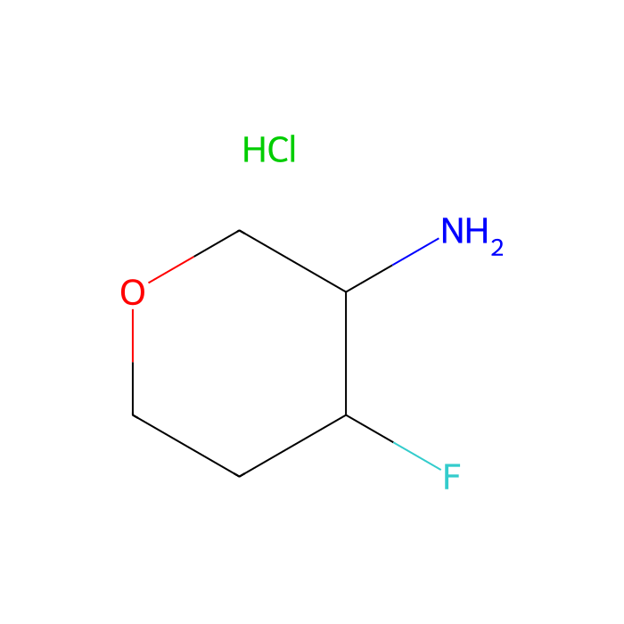 (3R,4R)-4-fluorotetrahydropyran-3-amine;hydrochloride