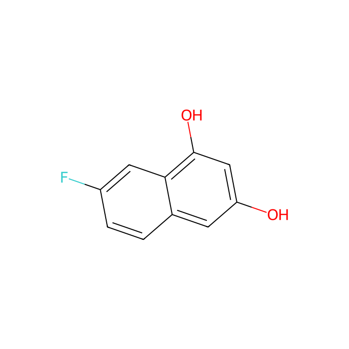 7-fluoronaphthalene-1,3-diol