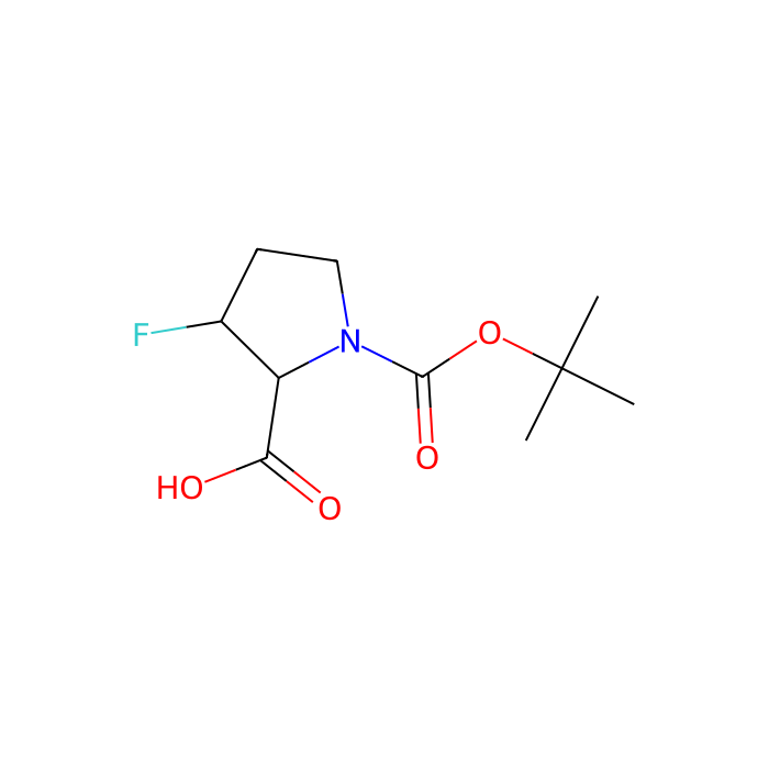 (2R,3S)-1-[(tert-butoxy)carbonyl]-3-fluoropyrrolidine-2-carboxylic acid