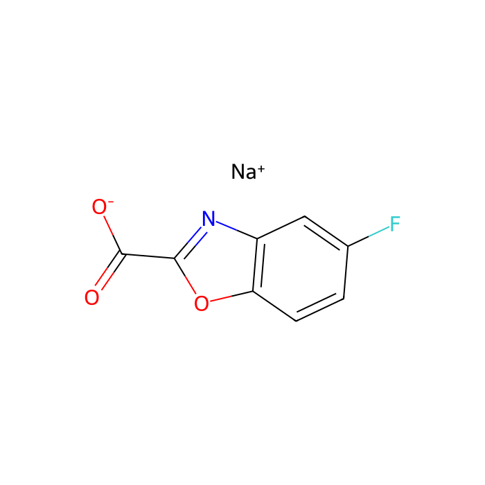 5-fluoro-1,3-benzoxazole-2-carboxylic acid;sodium salt