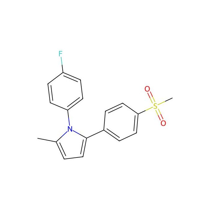 1-(4-Fluorophenyl)-2-methyl-5-(4-methylsulfonylphenyl)pyrrole