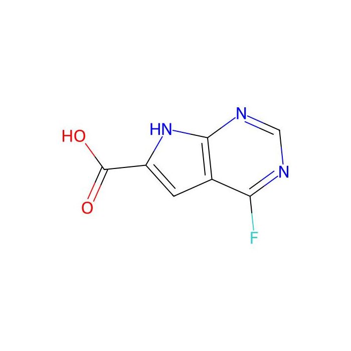 4-fluoro-7H-pyrrolo[2,3-d]pyrimidine-6-carboxylic acid