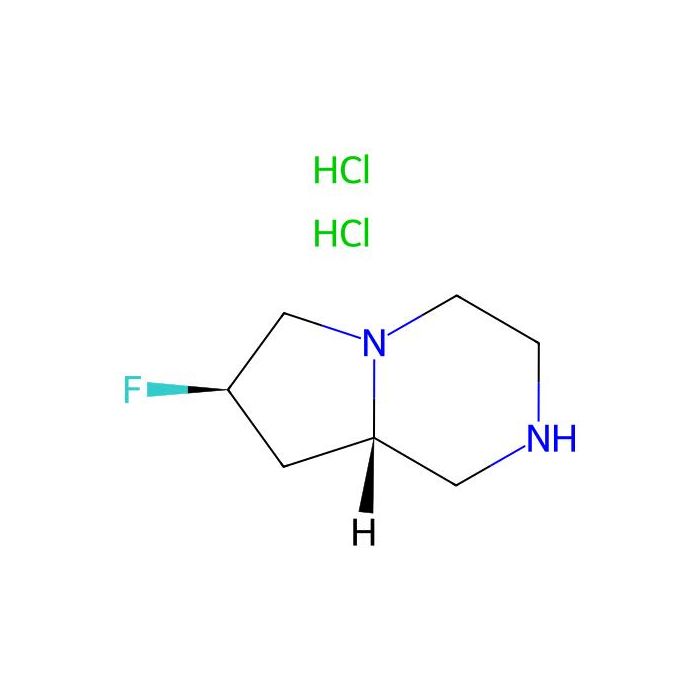 (7R,8aS)-7-fluoro-1,2,3,4,6,7,8,8a-octahydropyrrolo[1,2-a]pyrazine;dihydrochloride