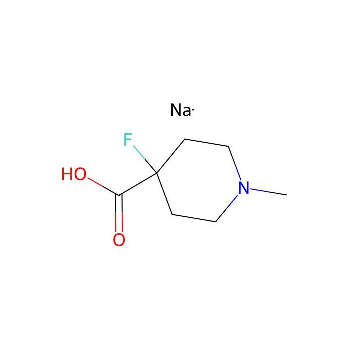 4-fluoro-1-methyl-piperidine-4-carboxylic acid;sodium salt