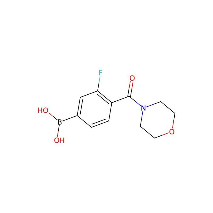 3-氟-4-(吗啉-4-羰基)苯基硼酸 (含不等量酸酐)