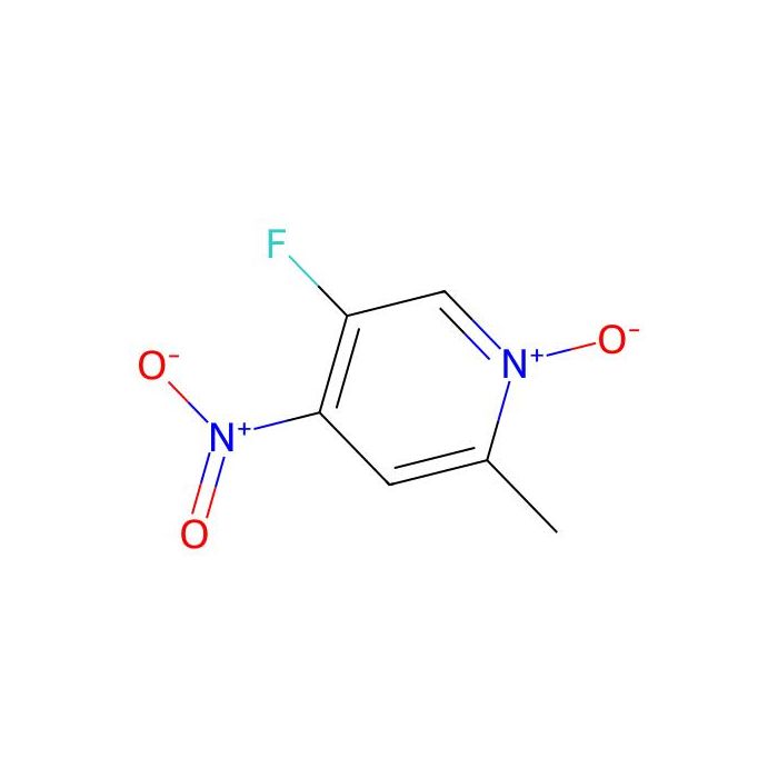 2-甲基-4-硝基-5-氟吡啶-1-氧化物