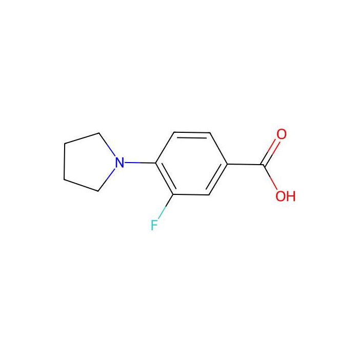 3-氟-4-(1-吡咯烷基)苯甲酸