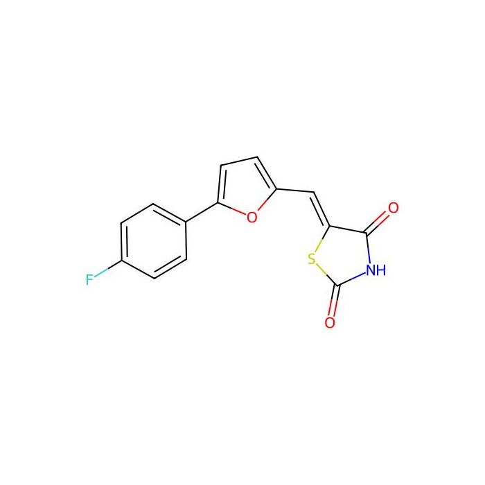5-[[5-(4-Fluorophenyl)furan-2-yl]methylidene]-1,3-thiazolidine-2,4-dione