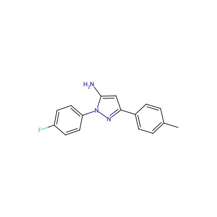1-(4-Fluorophenyl)-3-(4-methylphenyl)-1H-pyrazol-5-amine