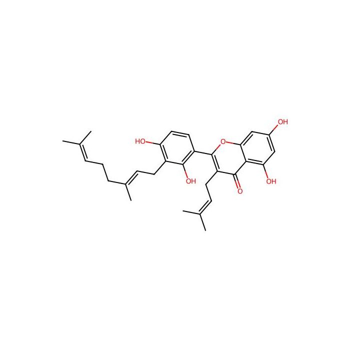 3'-Geranyl-3-prenyl-2',4',5,7-tetrahydroxyflavone