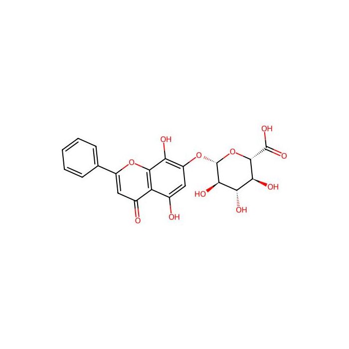 去甲汉黄芩素-7-O-葡萄糖醛酸苷