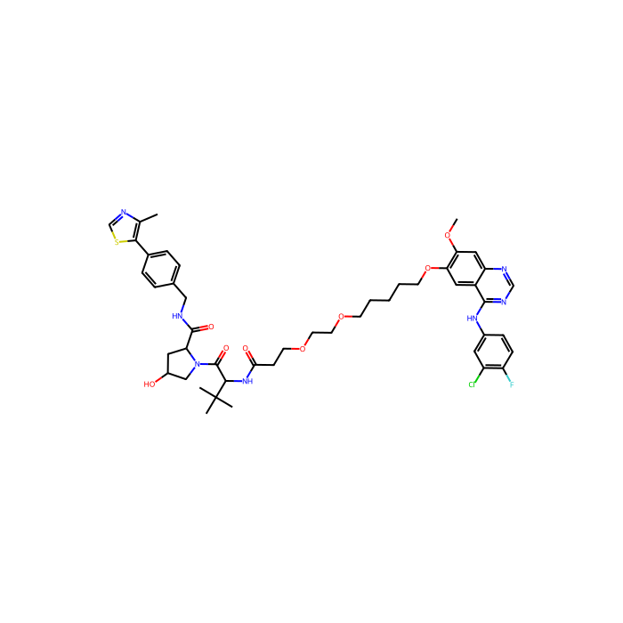 基于吉非替尼的 PROTAC 3
