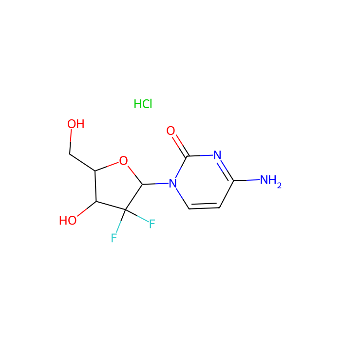 盐酸吉西他滨, DNA 聚合酶（α/δ/epsilon）抑制剂