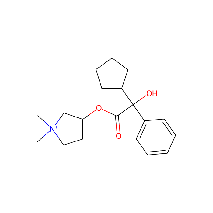 glycopyrrolate, M 1 受体拮抗剂；M 2 受体拮抗剂；M 3 受体拮抗剂；M 4 受体拮抗剂；M 5 受体拮抗剂