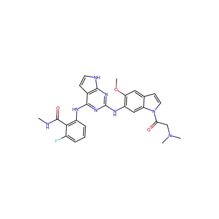 GSK-1838705A, ALK 受体酪氨酸激酶抑制剂；胰岛素样生长因子 I 受体抑制剂；胰岛素受体抑制剂；核糖体蛋白 S6 激酶 A1 抑制剂