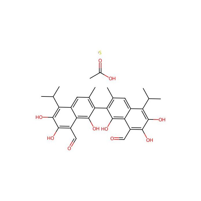 (S)-Gossypol (acetic acid)