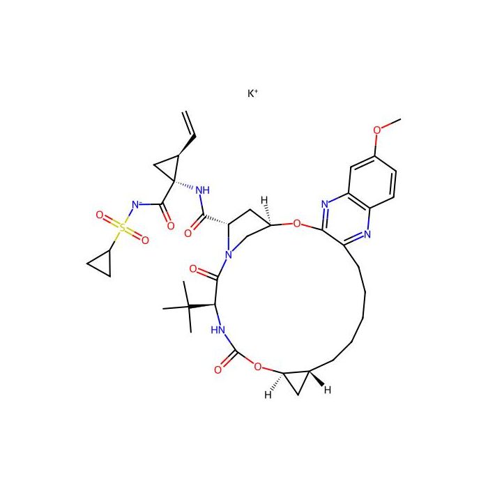 Grazoprevir potassium salt