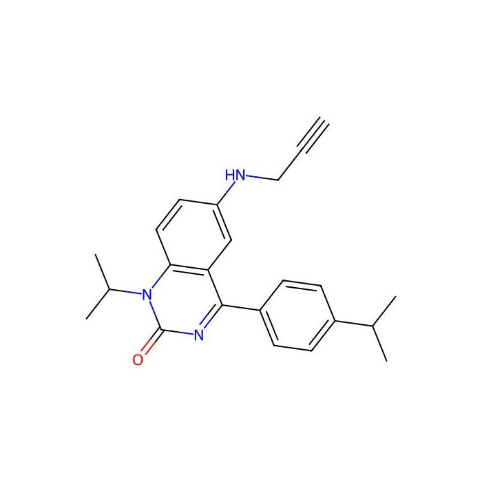 2(1H)-Quinazolinone, 1-(1-methylethyl)-4-[4-(1-methylethyl)phenyl]-6-(2-propyn-1-ylamino)-