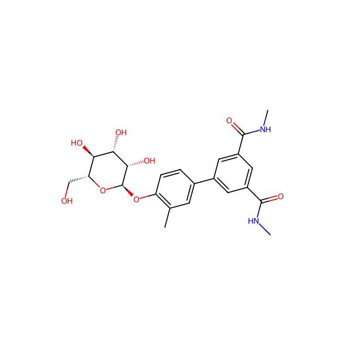 5-[4-[(2~{r},3~{s},4~{s},5~{s},6~{r})-6-(Hydroxymethyl)-3,4,5-Tris(Oxidanyl)oxan-2-Yl]oxy-3-Methyl-Phenyl]-~{n}1,~{n}3-Dimethyl-Benzene-1,3-Dicarboxamide