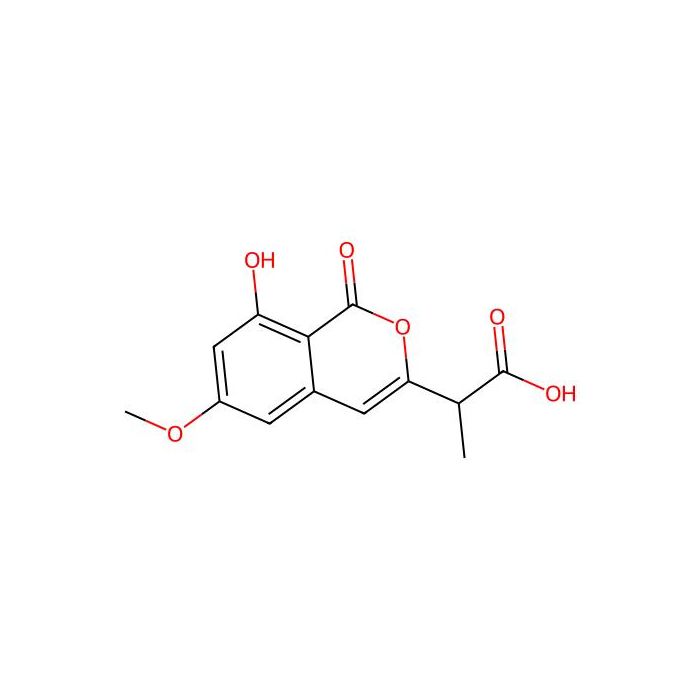 2-(8-Hydroxy-6-methoxy-1-oxoisochromen-3-yl)propanoic acid