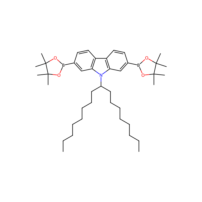 9-(9-十七烷基)-2,7-双(4,4,5,5-四甲基-1,3,2-二氧硼戊环-2-基)咔唑
