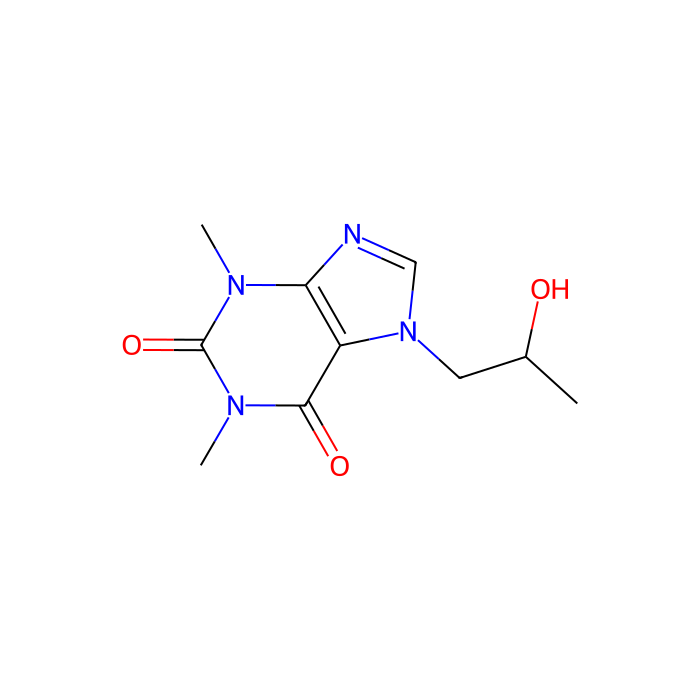 7-(2-羟丙基)茶碱