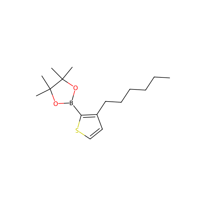 3-己基-2-(4,4,5,5-四甲基-1,3,2-二氧杂环戊硼烷-2-基)噻吩