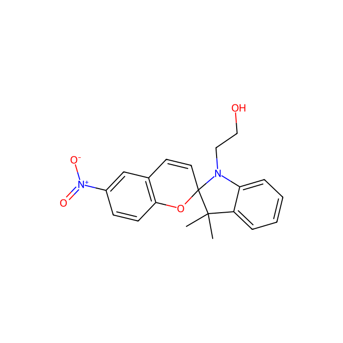 1-(2-羟乙基)-3,3-二甲基吲哚啉-6'-硝基苯并螺吡喃