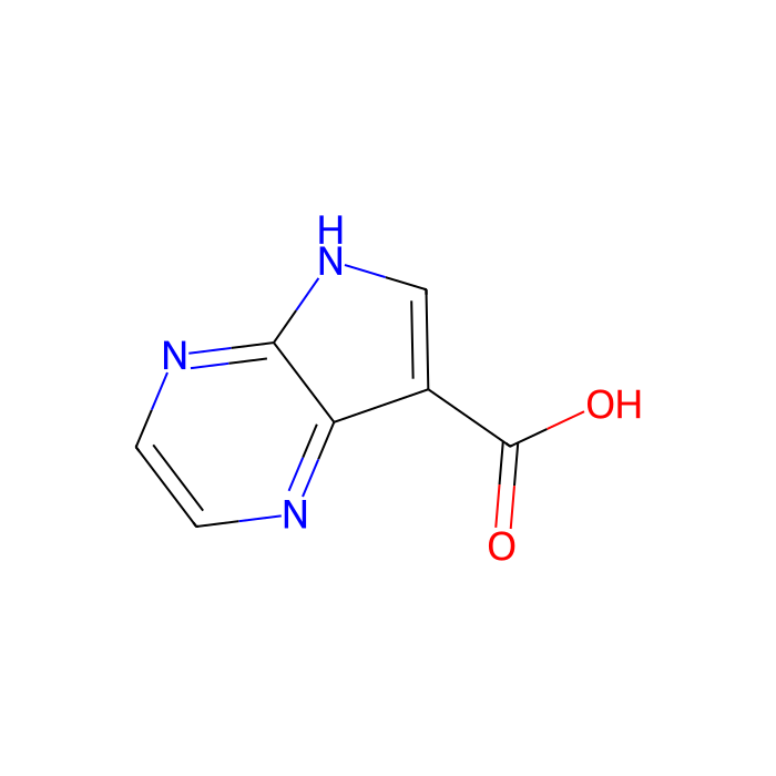 5H-吡咯并[2,3-b]吡嗪-7-羧酸