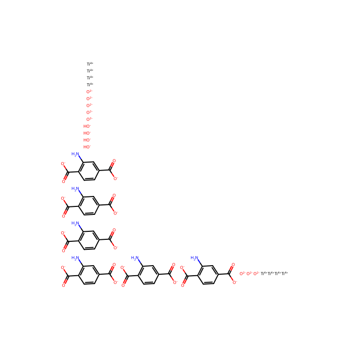六聚[μ-(2-氨基-1,4-苯二甲酸)][四-μ-羟基-八-μ-羰基八钛],NH2-MIL-125(Ti)