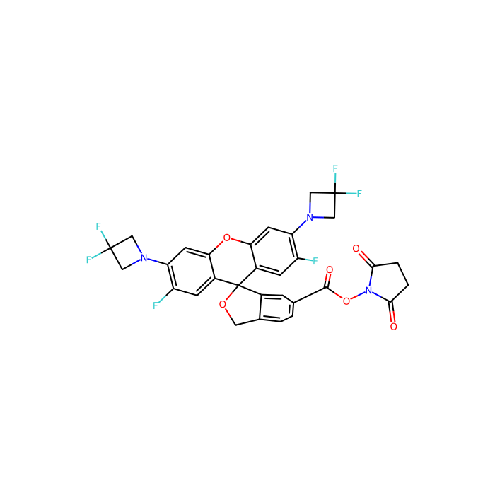 HM Janelia Fluor®526, SE,SMLSM的自发闪烁绿色发射染料