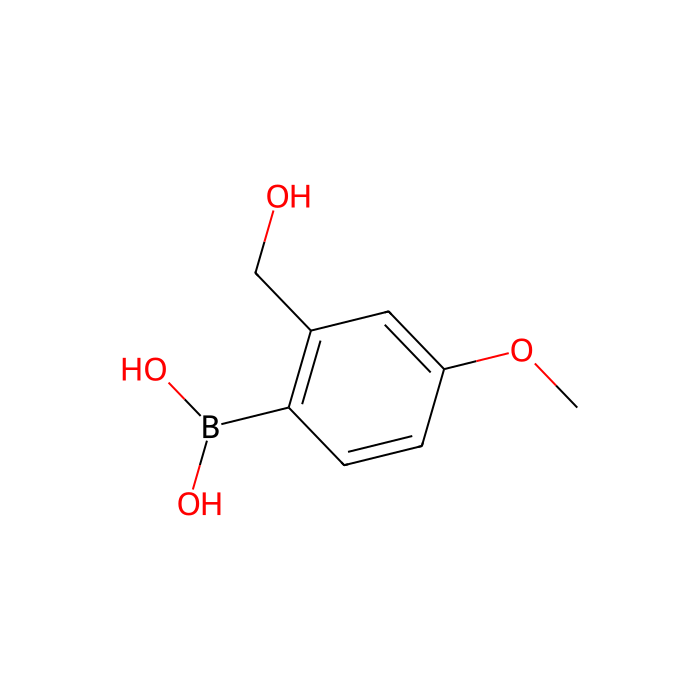 2-(羟甲基)-4-甲氧基苯基硼酸 (含不等量酸酐)