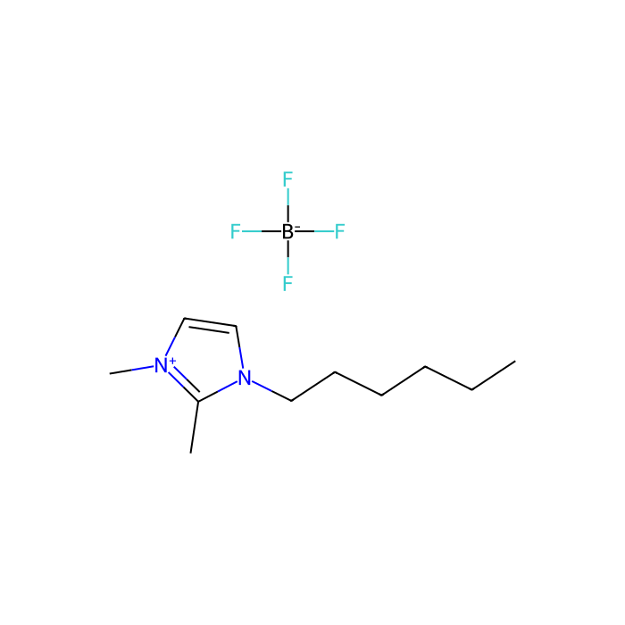 1-己基-2,3-二甲基咪唑四氟硼酸盐