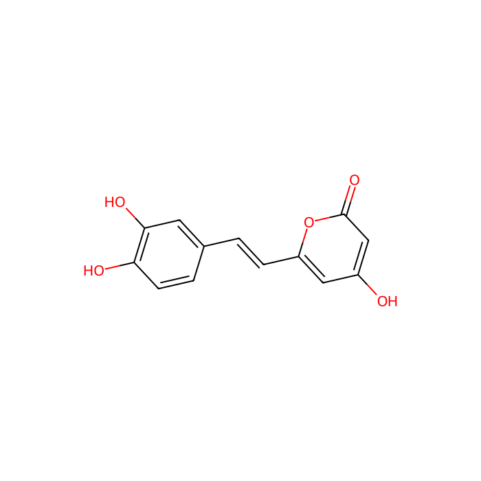 6-[(1E)-2-(3,4-二羟基苯基)乙烯基]-4-羟基-2H-吡喃-2-酮（Hispidin）