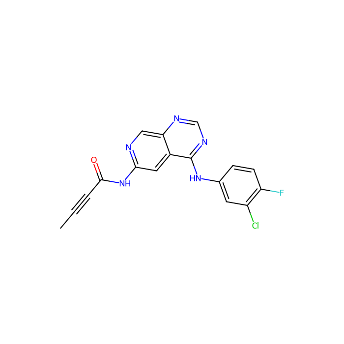 HDS 029, 表皮生长因子受体抑制剂；erb-b2 受体酪氨酸激酶 2 抑制剂；erb-b2 受体酪氨酸激酶 4 抑制剂