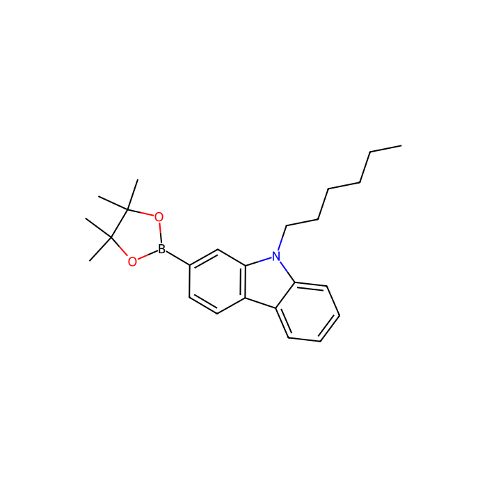 9-己基-2-(4,4,5,5-四甲基-1,3,2-二氧杂环戊硼烷-2-基)-9H-咔唑