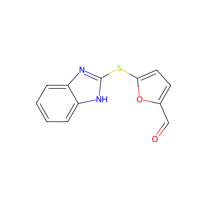 5-(1H-苯并咪唑-2-基硫烷基)-呋喃-2-甲醛