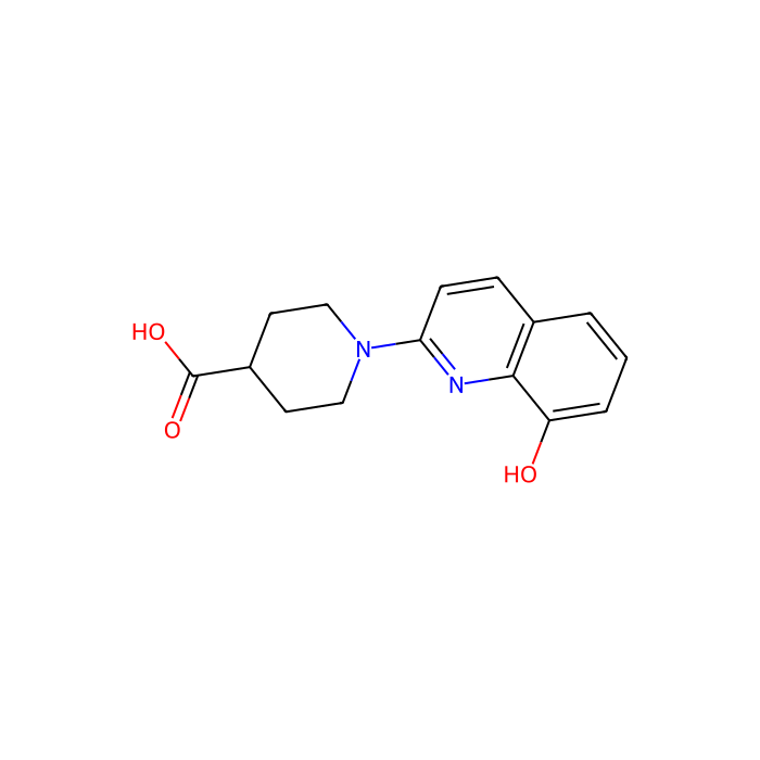 1-(8-羟基喹啉-2-基)哌啶-4-羧酸
